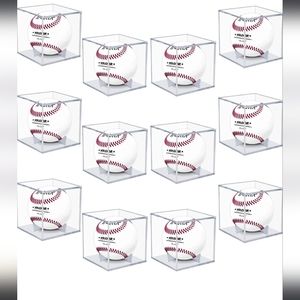 12 pack of clear baseball cases